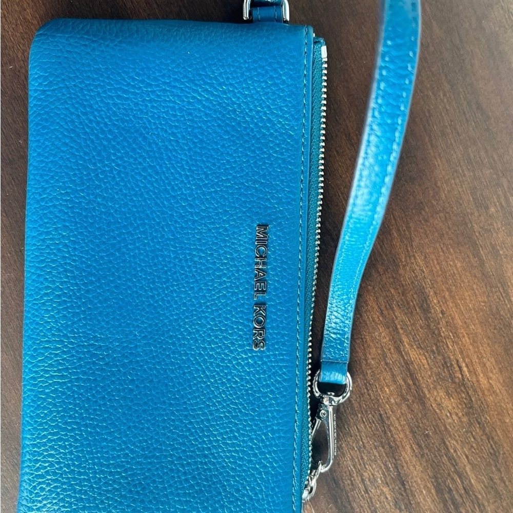 Michael Kors Vibrant Blue Wristlet